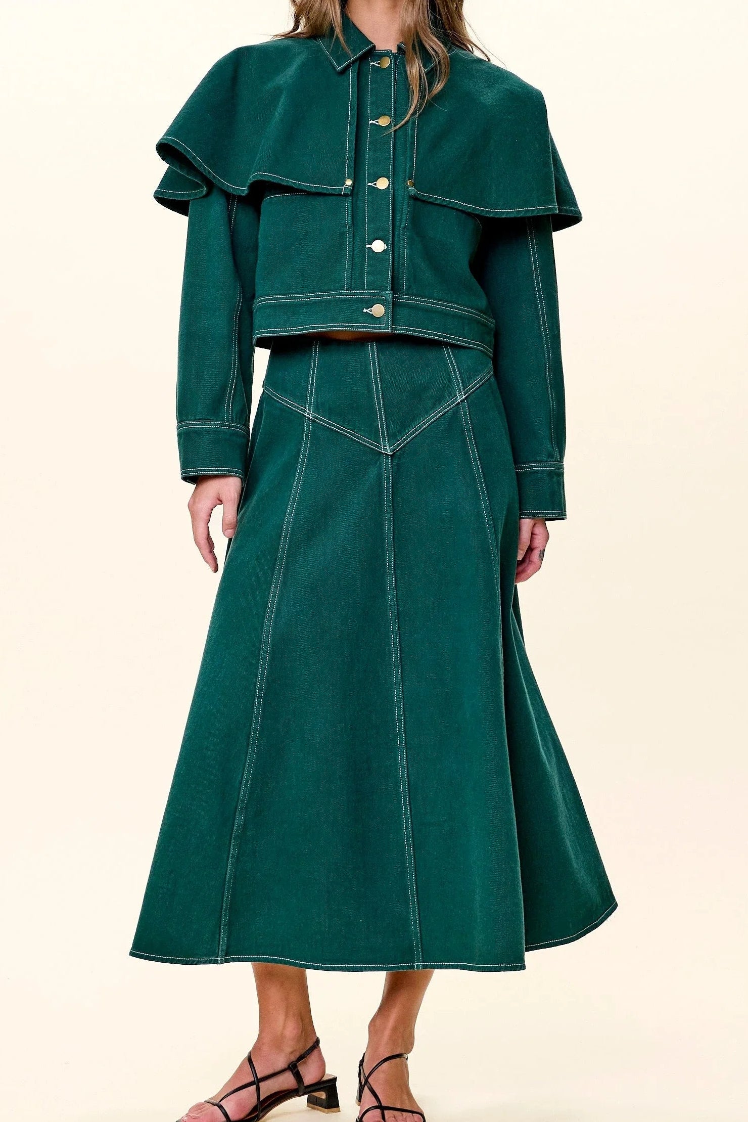Diana Midi Skirt- June Bug