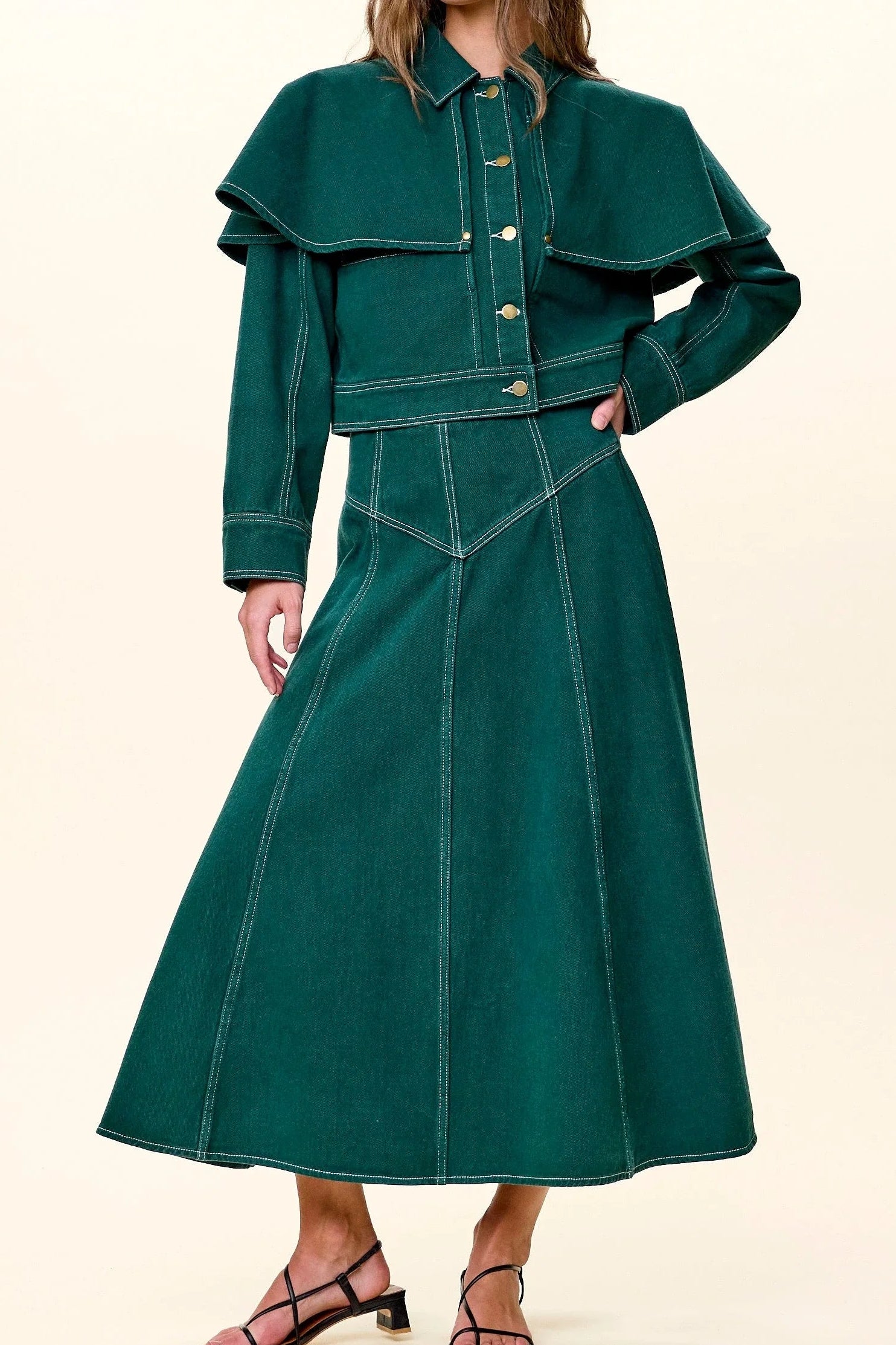 Diana Midi Skirt- June Bug