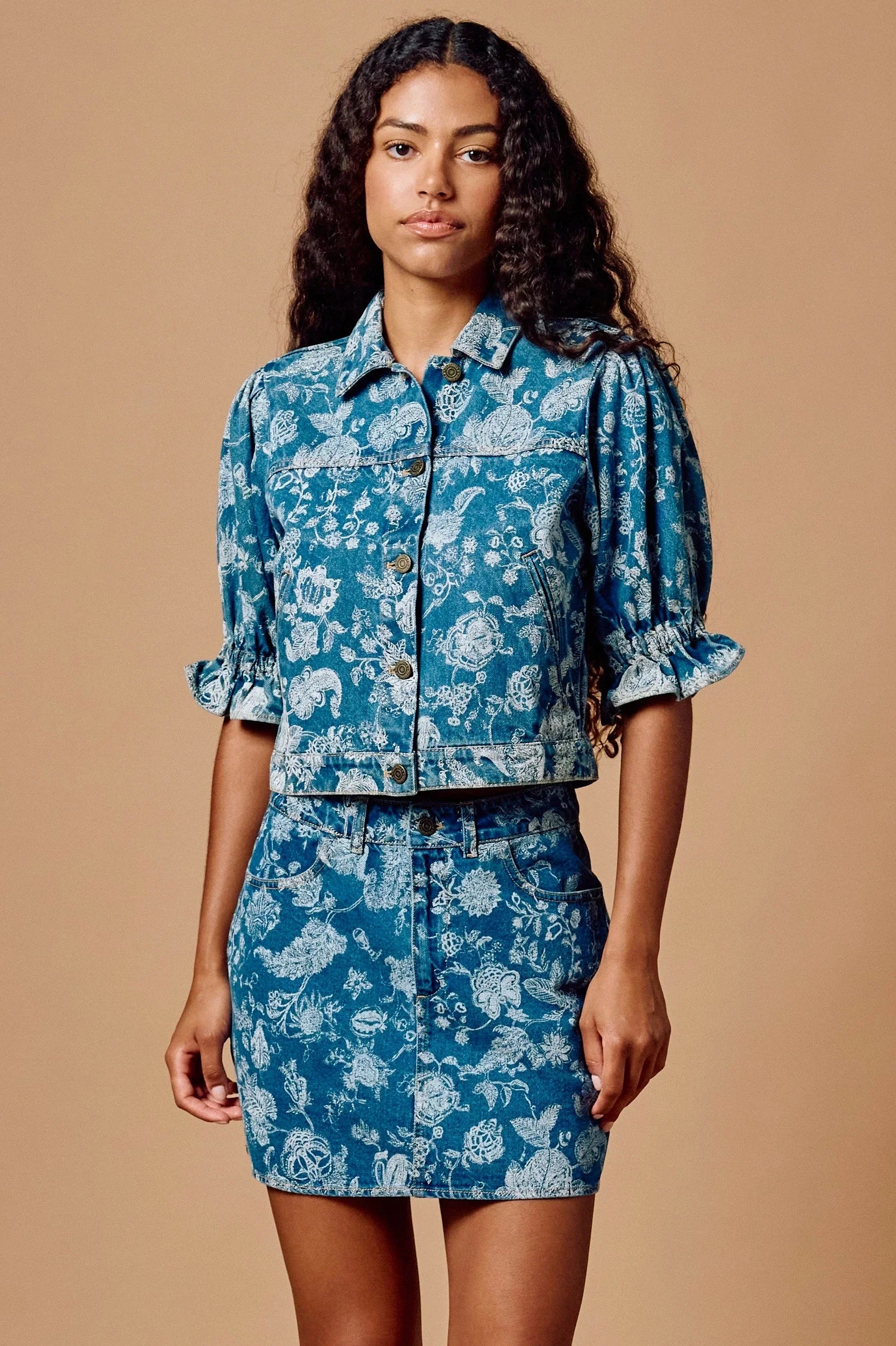 Dorian Jacket in Bois Laser Print