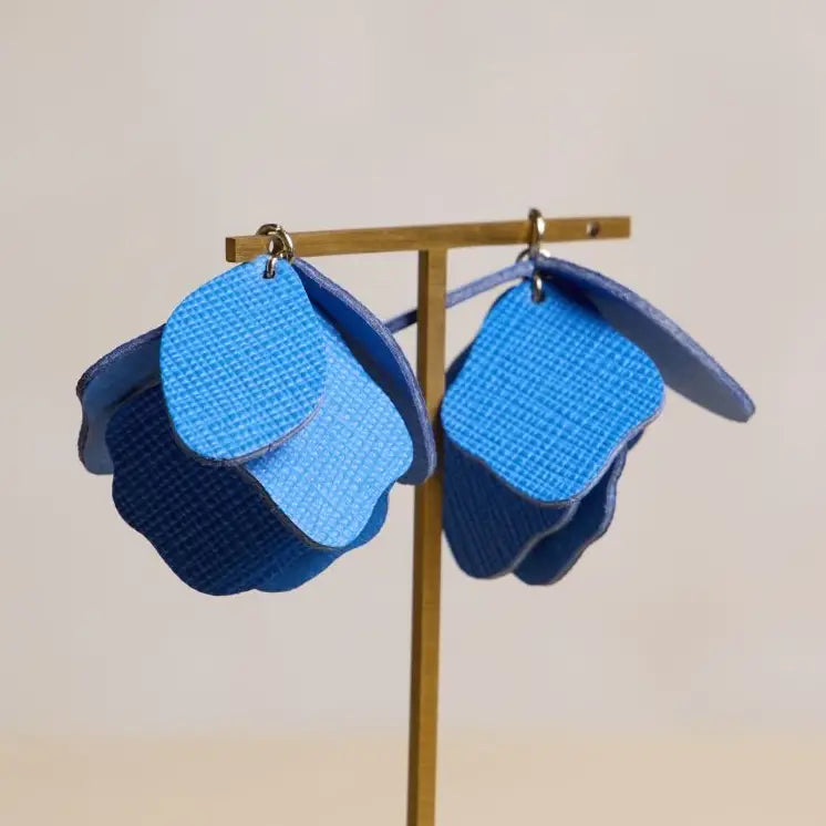 Blue Santorini Margot Hoop Charms