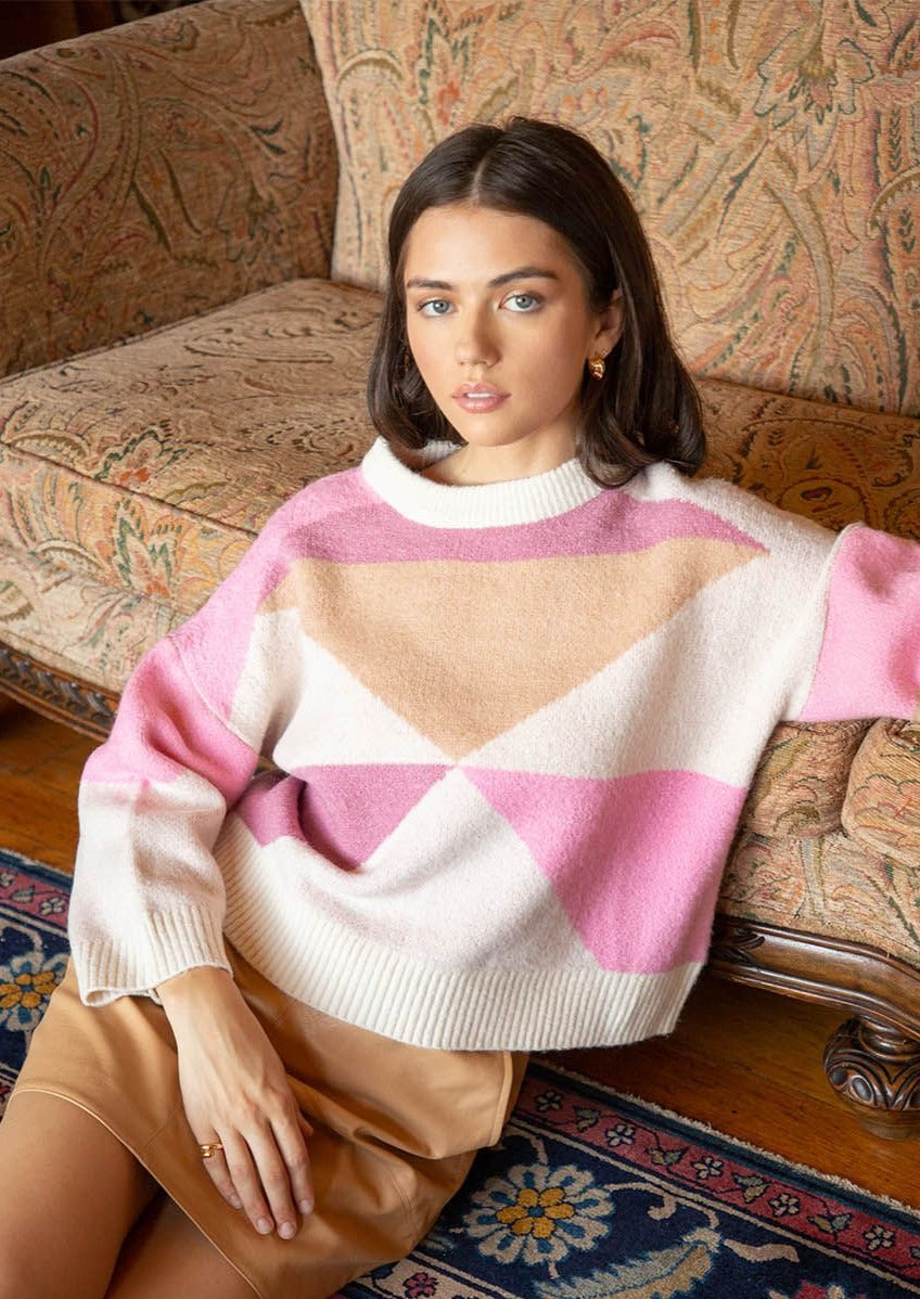 Colorblock Sweater