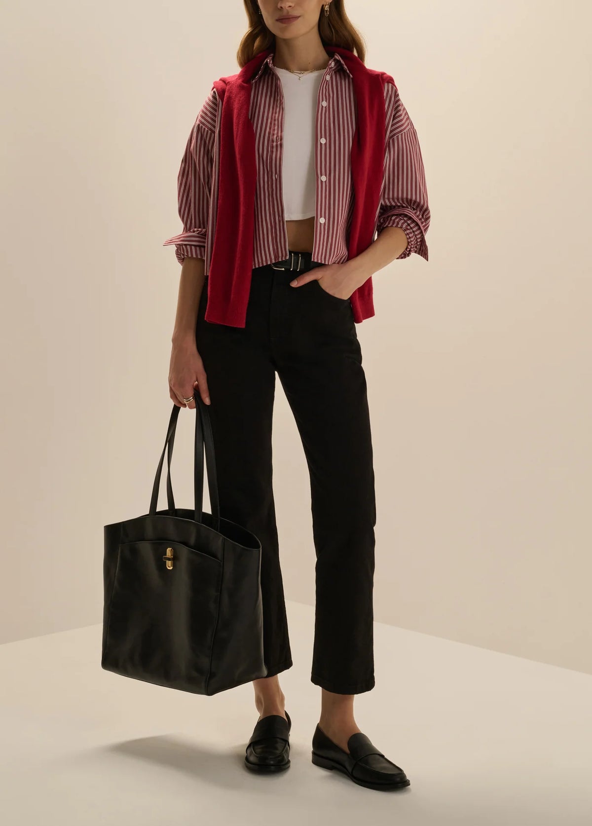 The Next Chapter Shirt - Cranberry Stripe