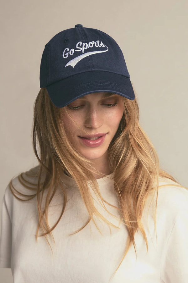 Go Sports Hat- True Navy