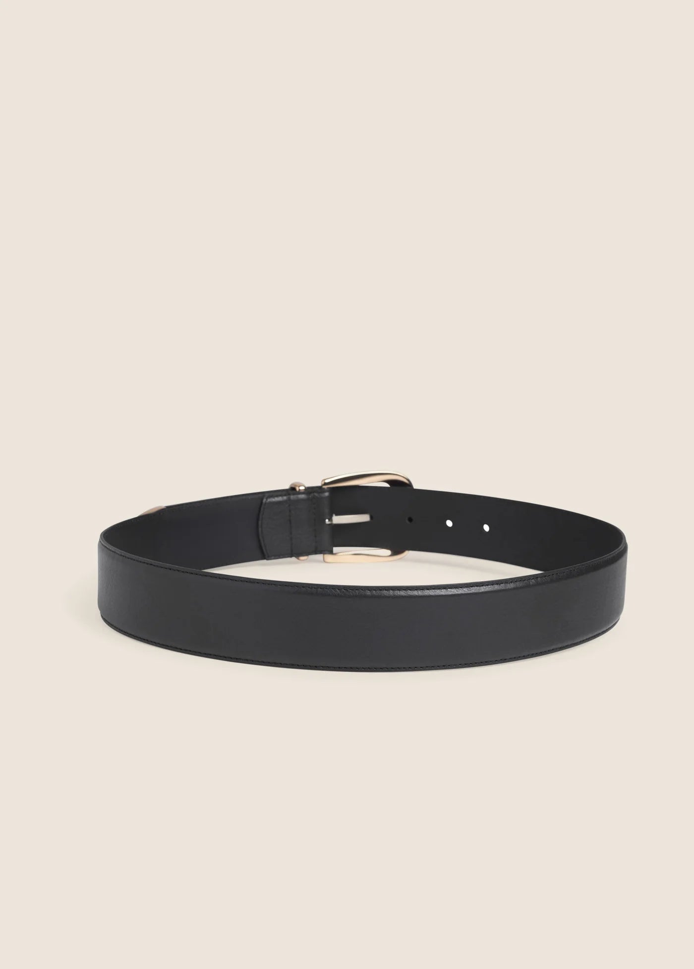 The Margaret Belt- Black Polished Gold