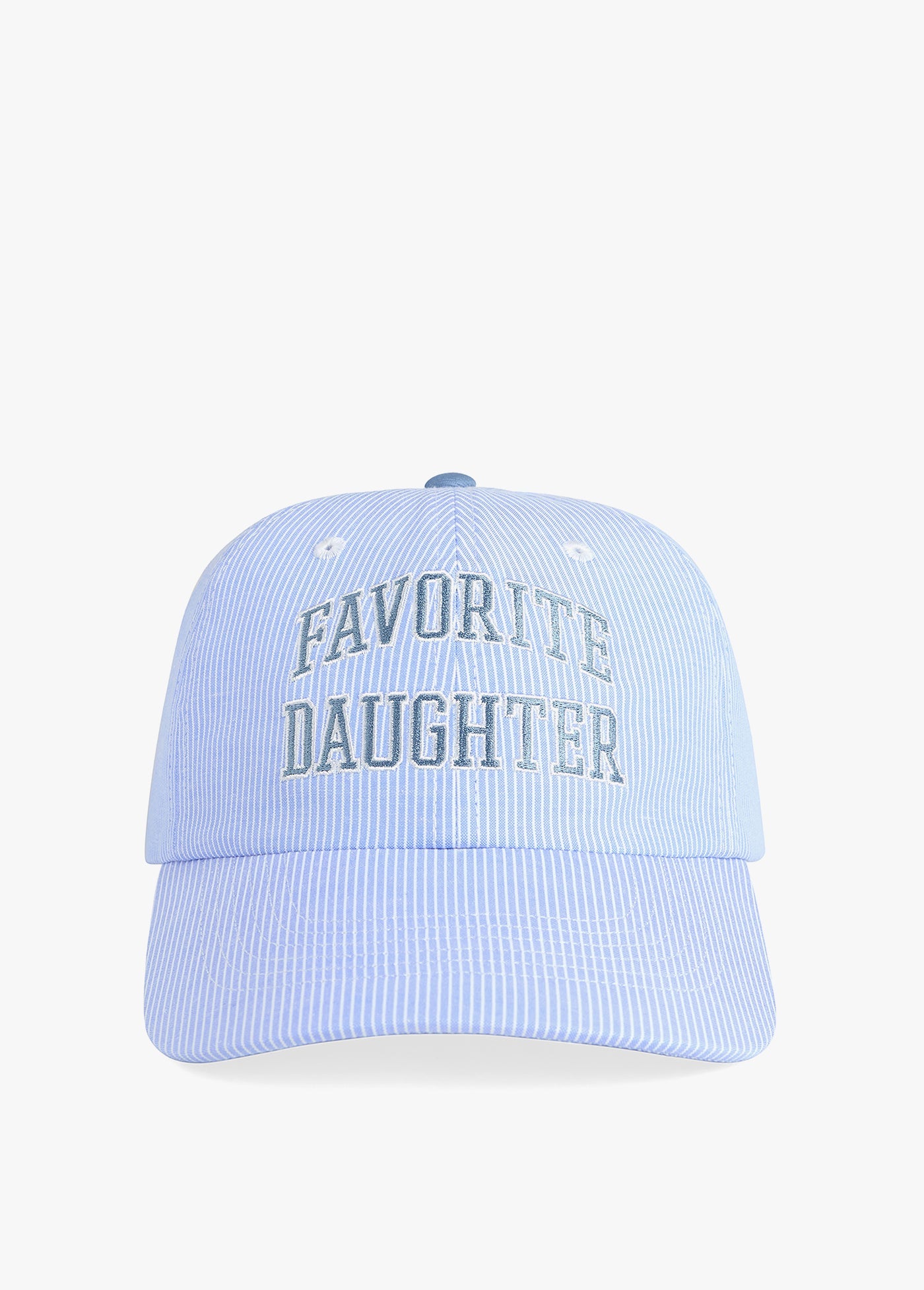 The Stripe Logo Baseball Cap- Blue/White Stripe