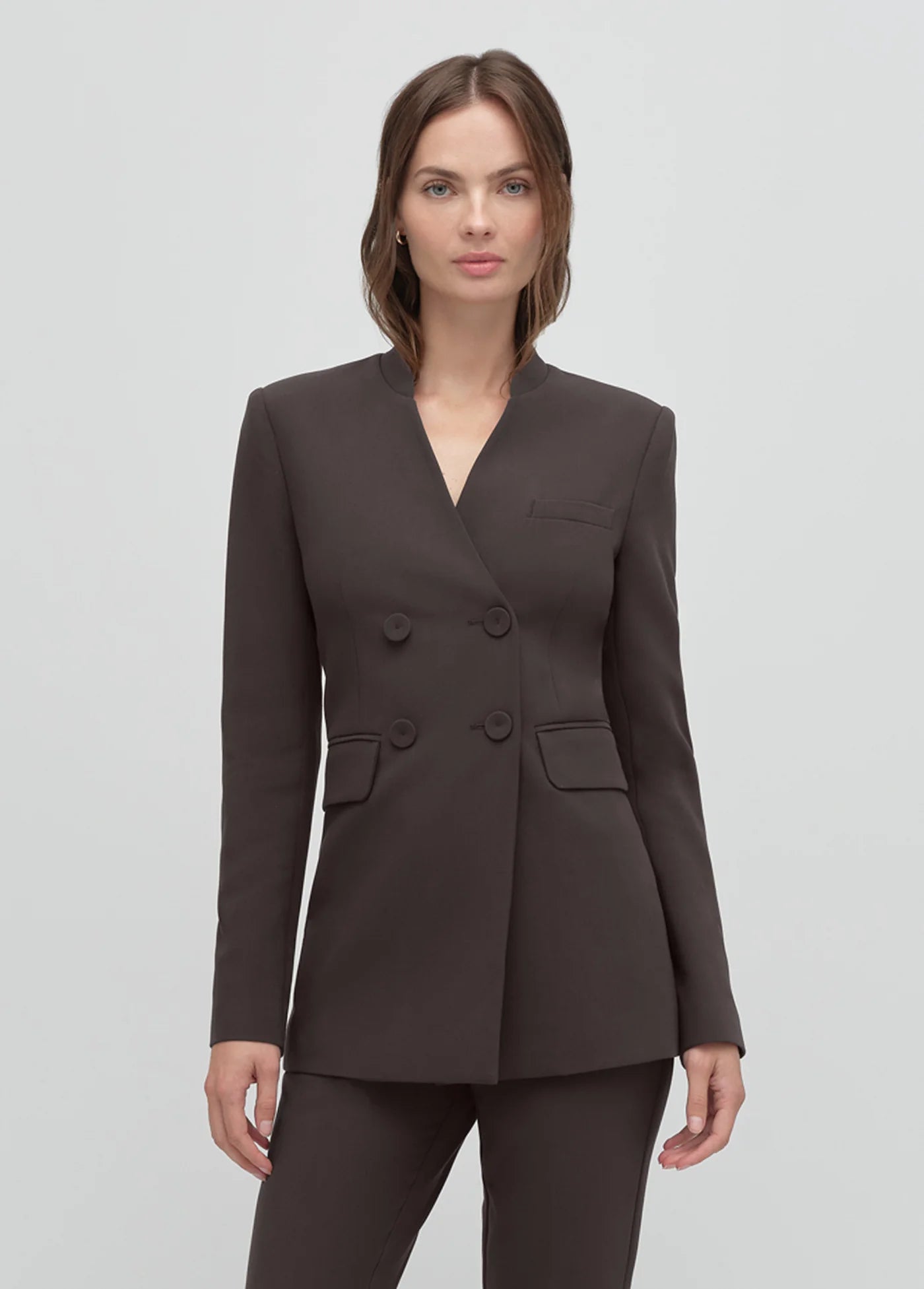 The Celeste Blazer- Espresso