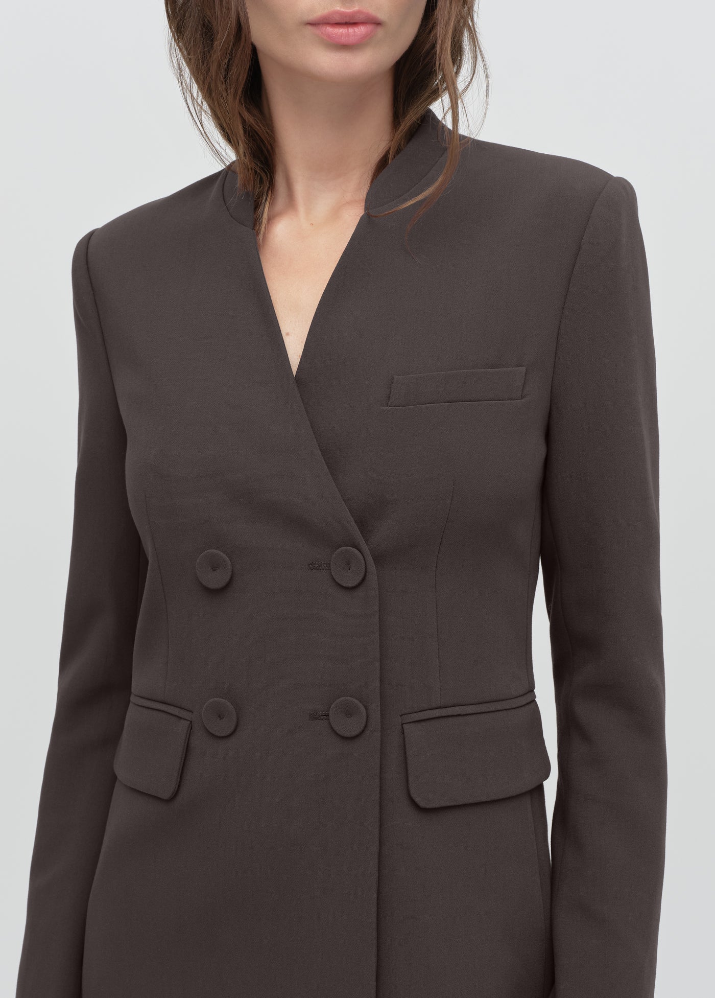 The Celeste Blazer- Espresso