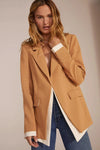 The Kelly Blazer- Tan Multi