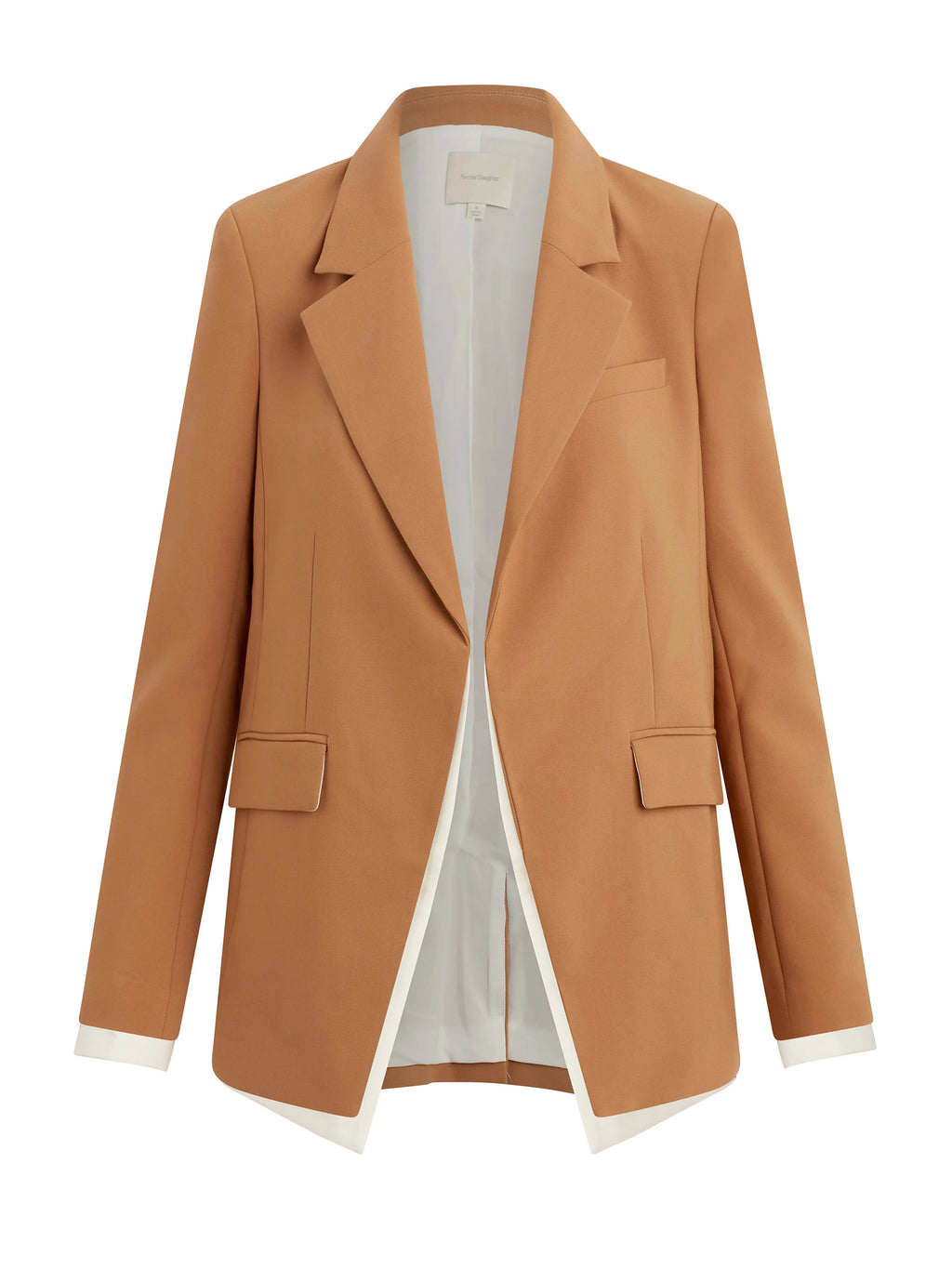 The Kelly Blazer- Tan Multi