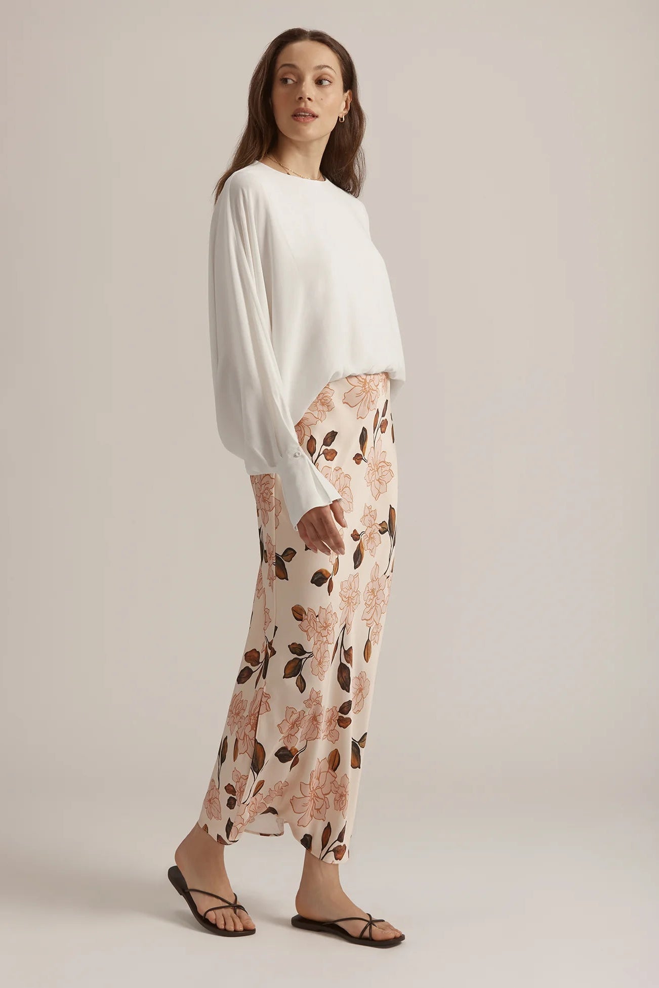 The Josie Skirt- Bare Roses