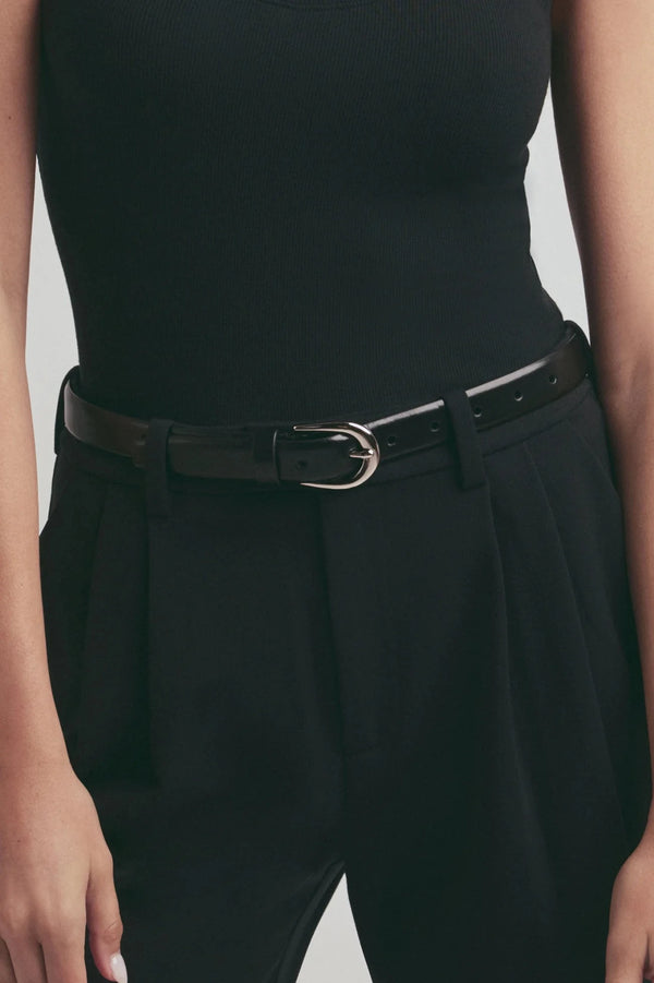 Favorite Belt—Black/Silver