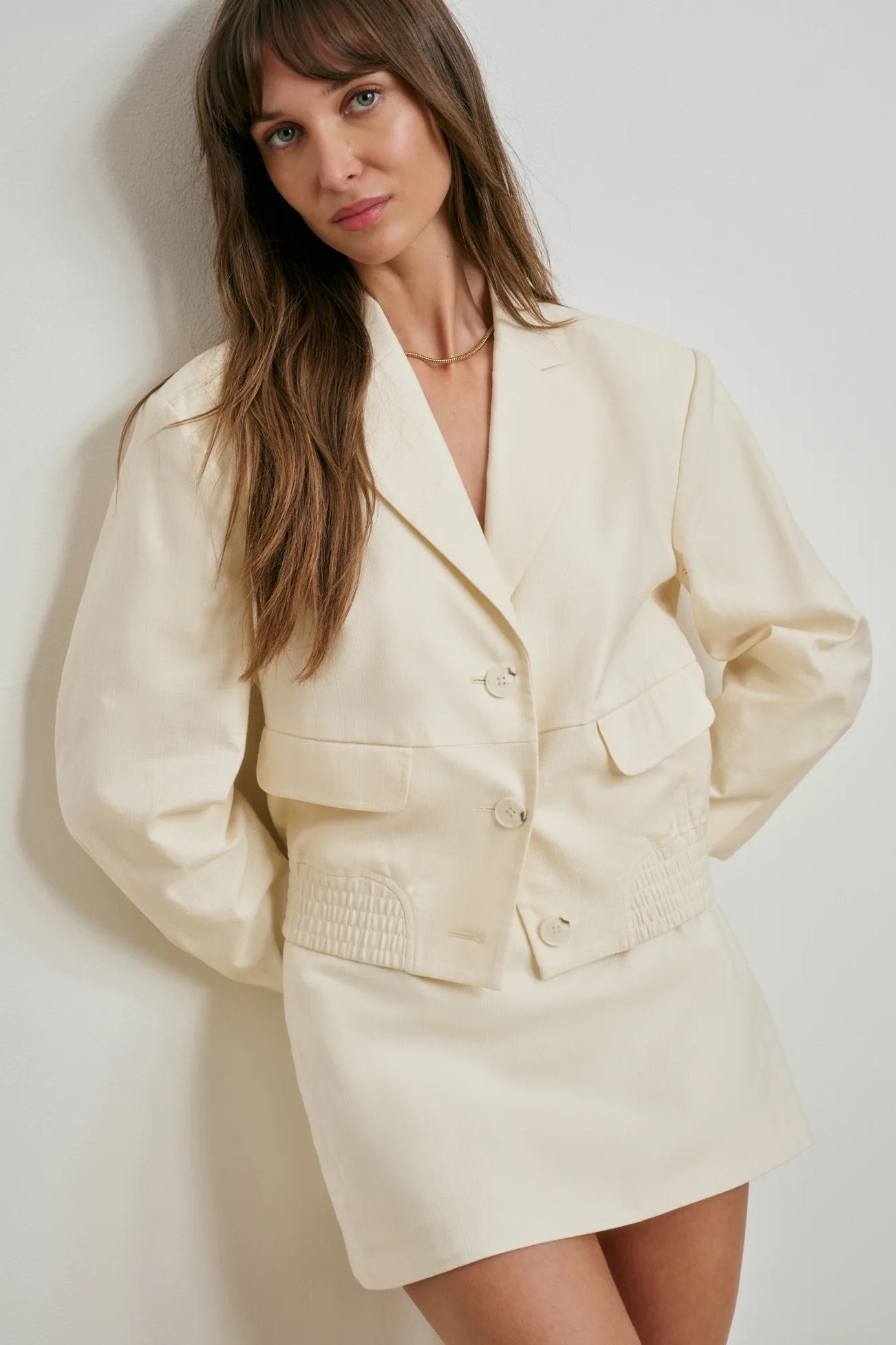 The Farrah Jacket- Cream