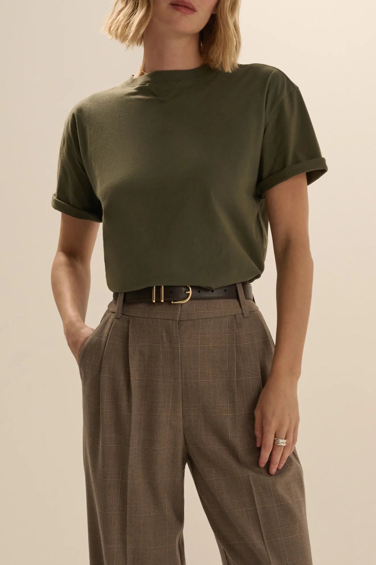 The Everyday Short Sleeve Tee in Army