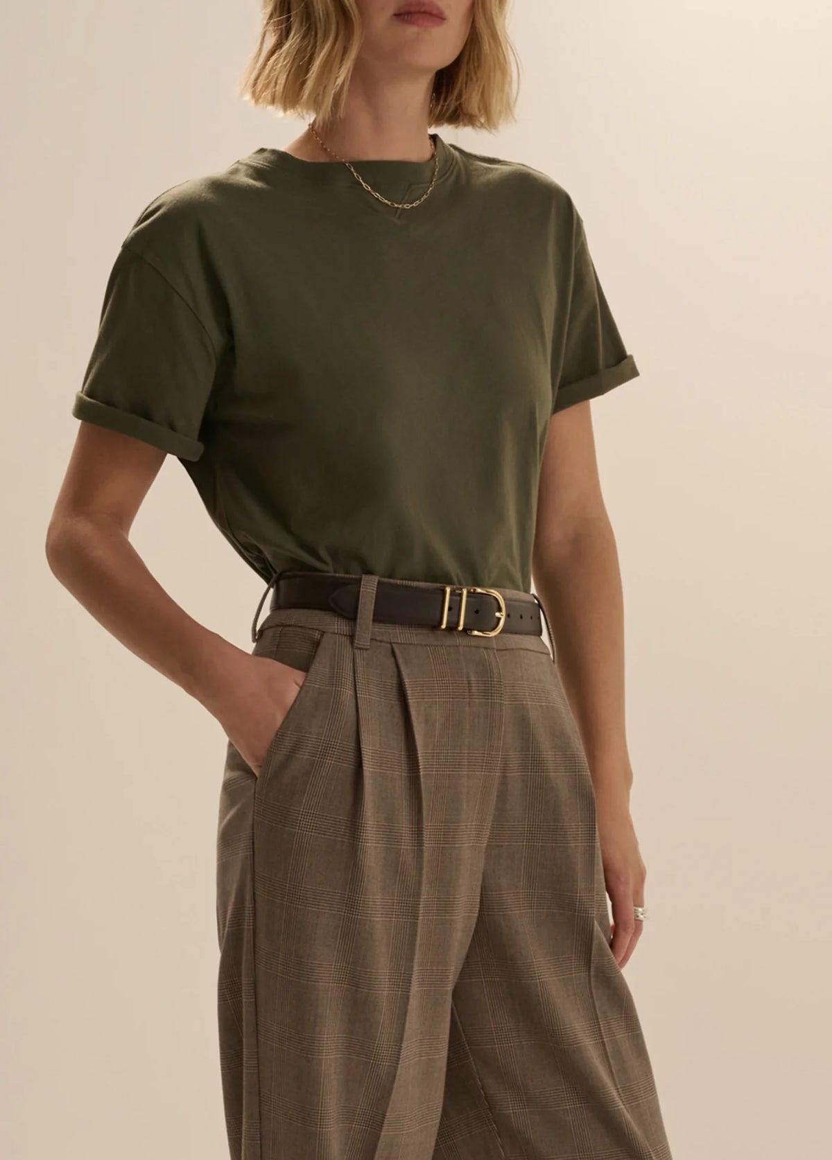 The Everyday Short Sleeve Tee in Army