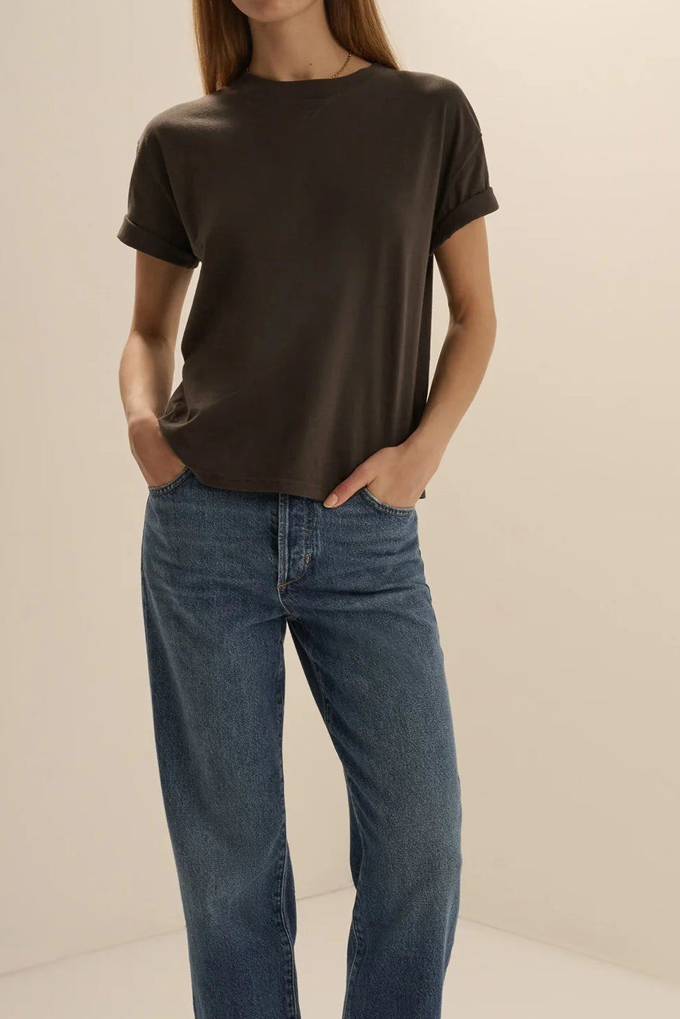 The Everyday Short Sleeve Tee in Espresso