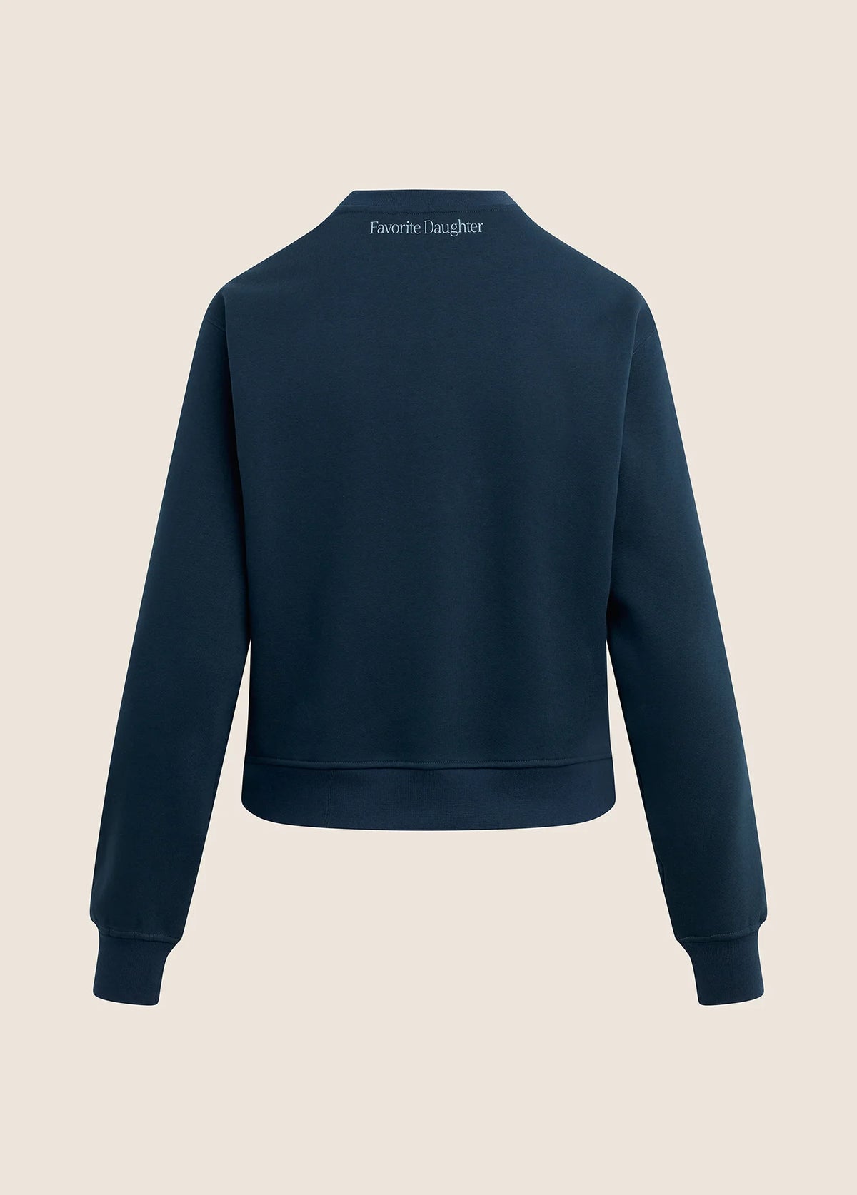 The Favorite Grandma Classic Sweatshirt - Navy Ice Blue