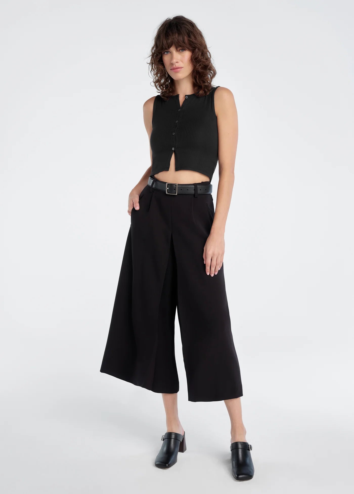 The Culotte Pant- Black