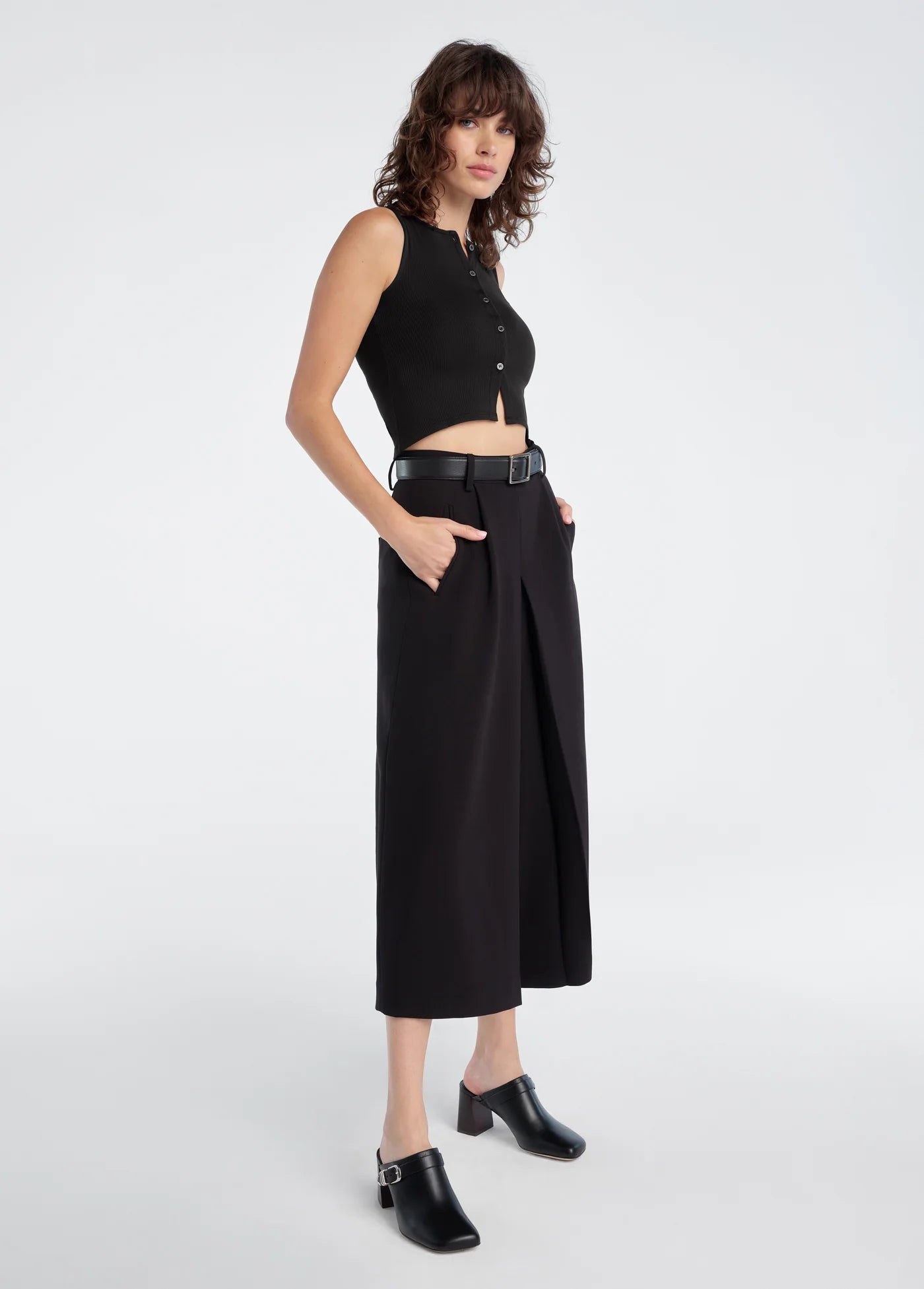 The Culotte Pant- Black
