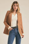 The Kelly Blazer- Tan Multi