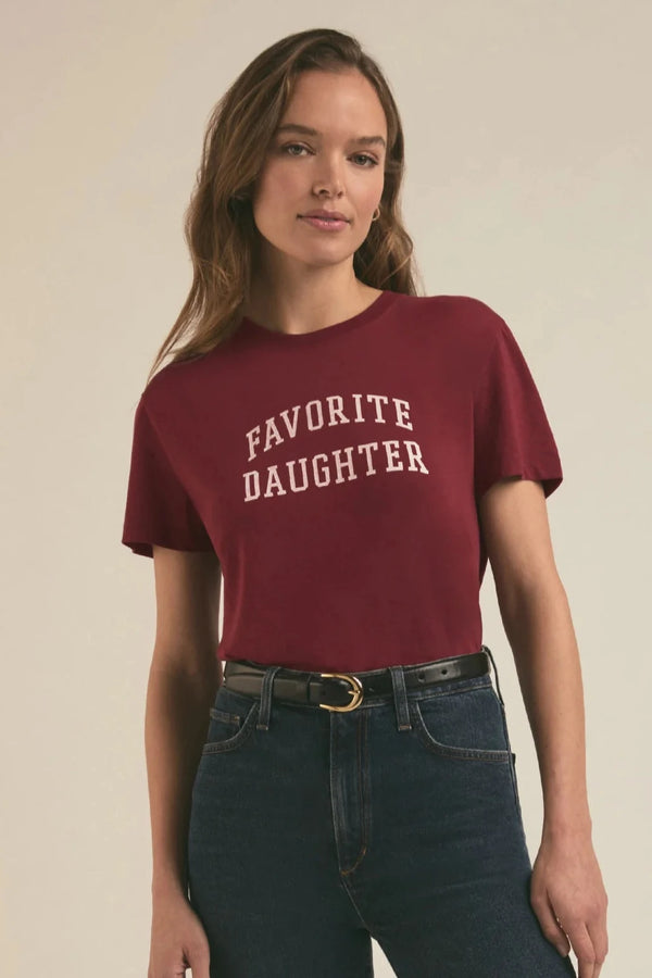 Logo Cropped Tee—Sangria Nights