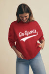 Go Sports Sweatshirt—Red