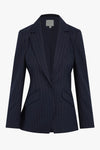 The Favorite Blazer- Navy Pinstripe