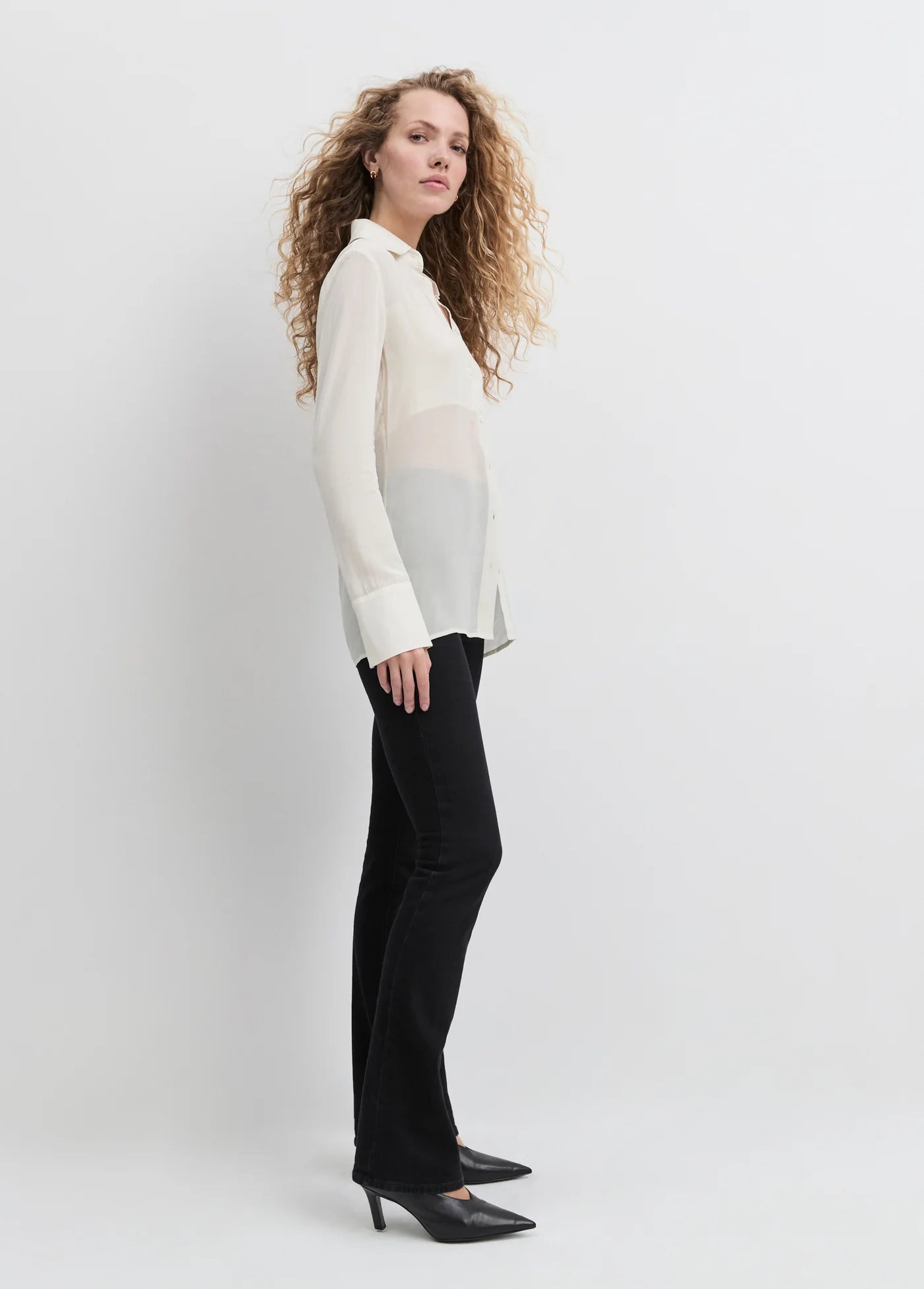 The Sheer Sophistication Top- Ivory