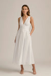 The For Your Eyes Only Dress- White