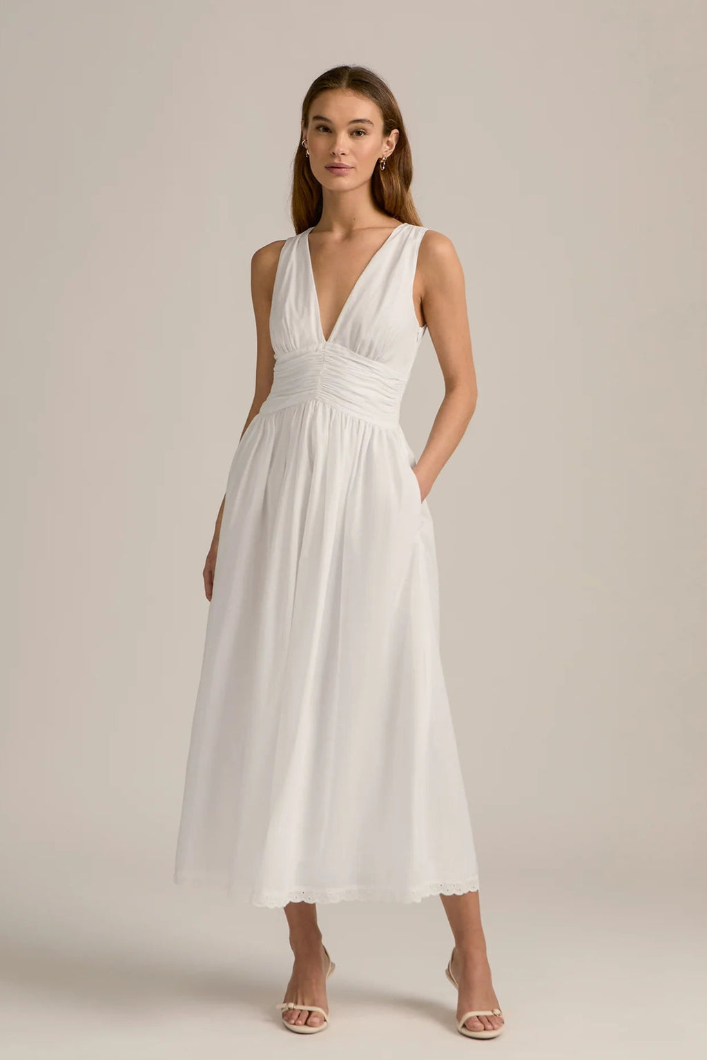 The For Your Eyes Only Dress- White