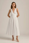 The For Your Eyes Only Dress- White