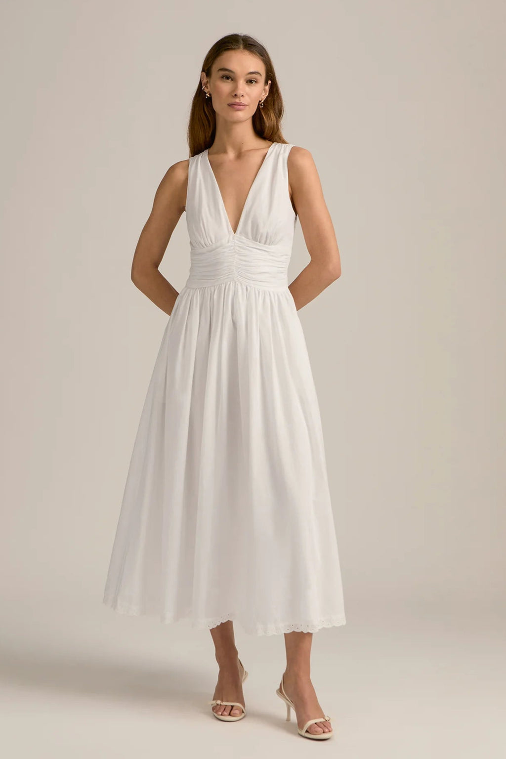The For Your Eyes Only Dress- White