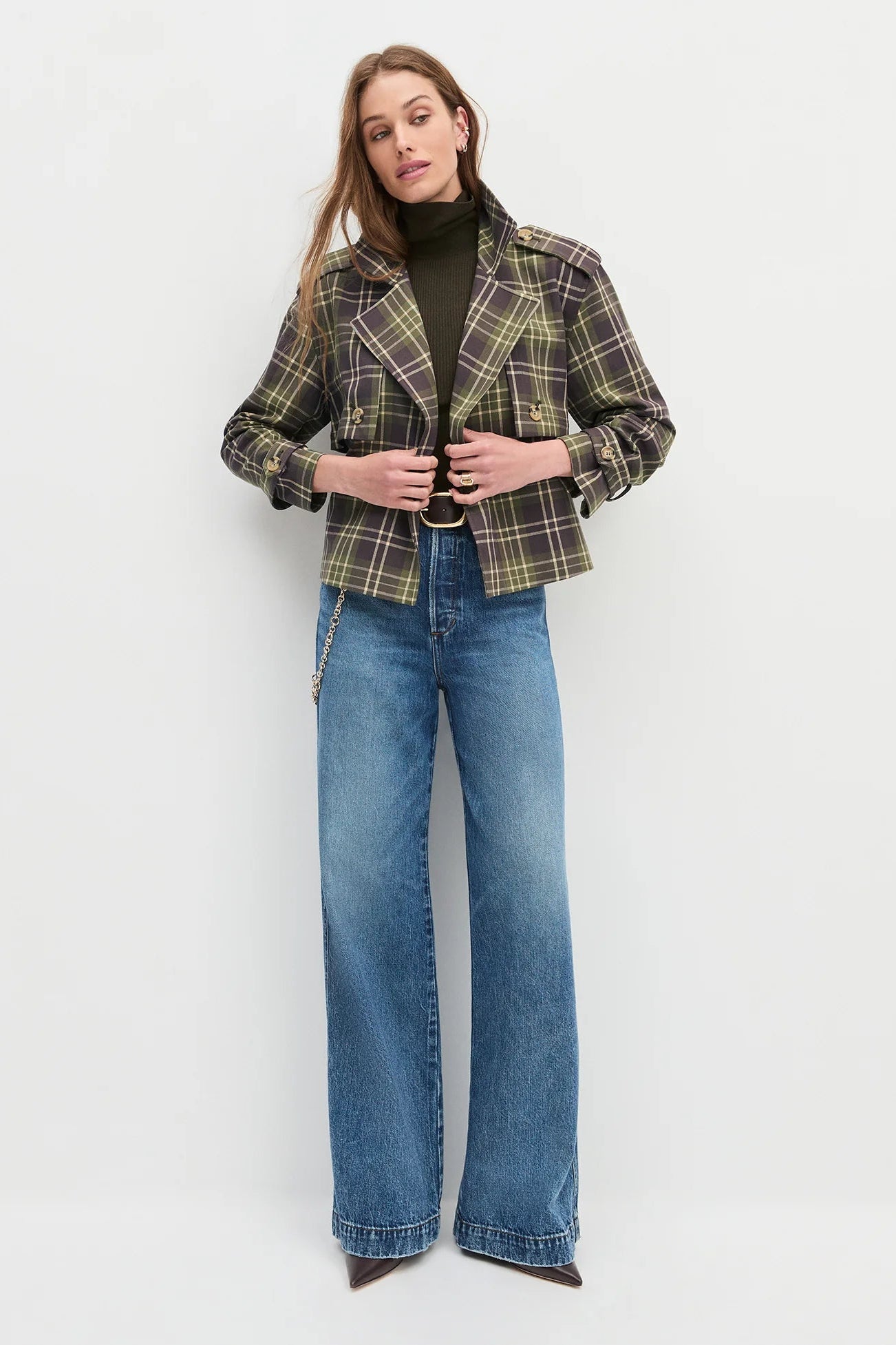 The Cropped Charles Trench- Countryside Plaid