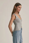 The Good Luck Top- Melange Grey