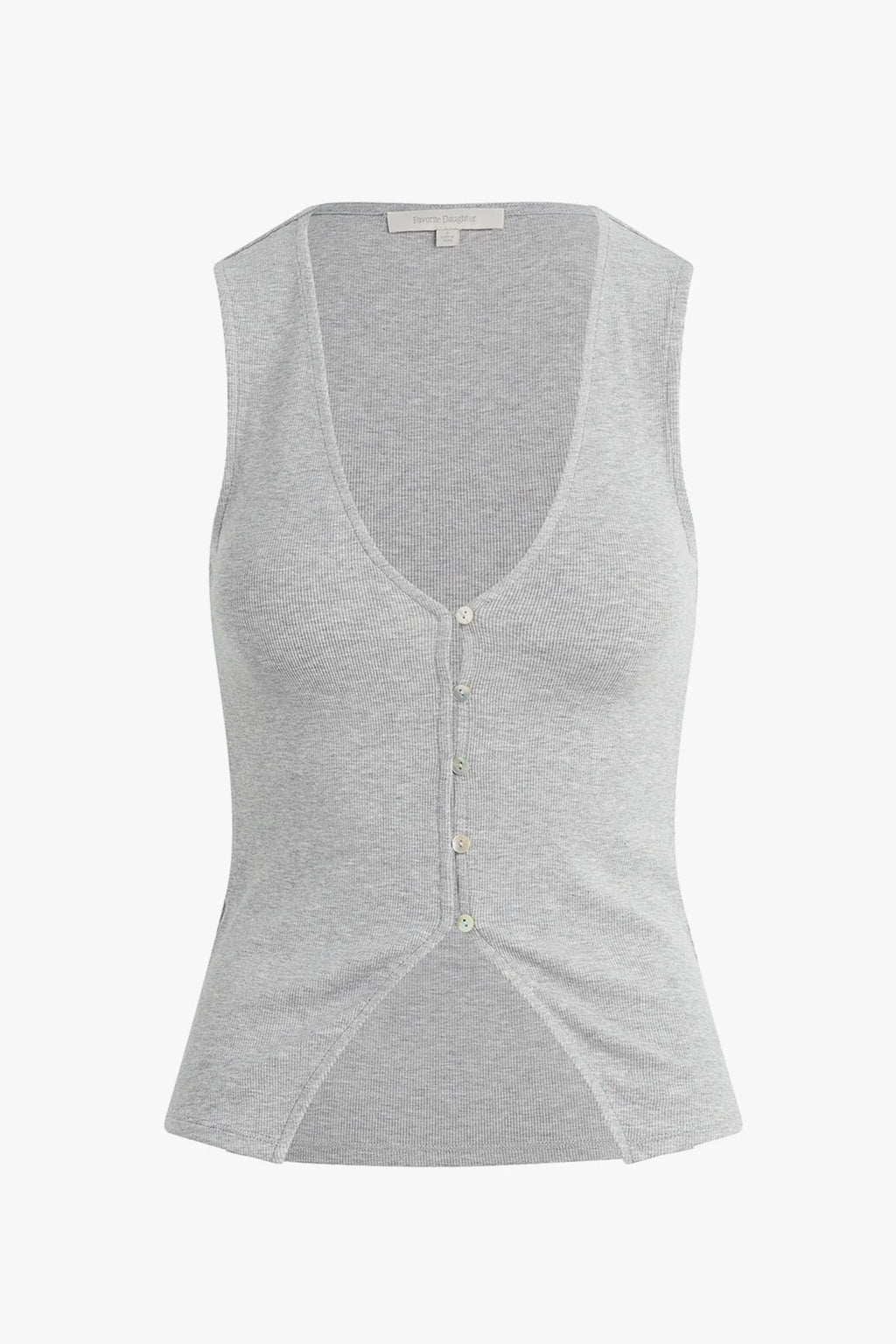 The Good Luck Top- Melange Grey