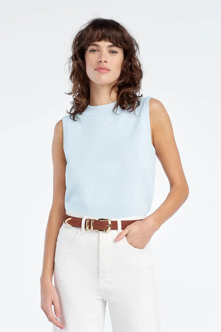 The Cecilia Tank- Sky Blue