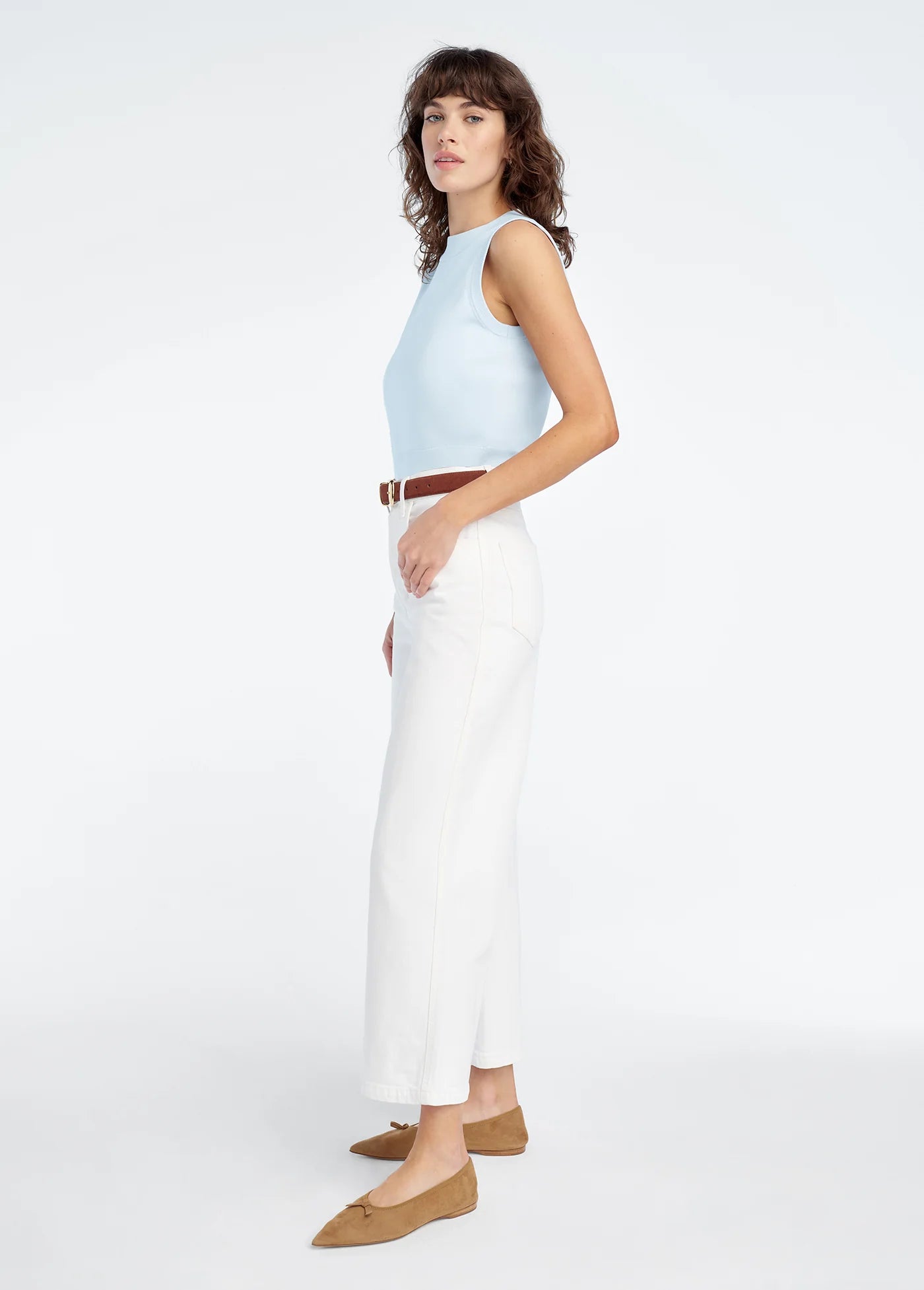 The Cecilia Tank- Sky Blue