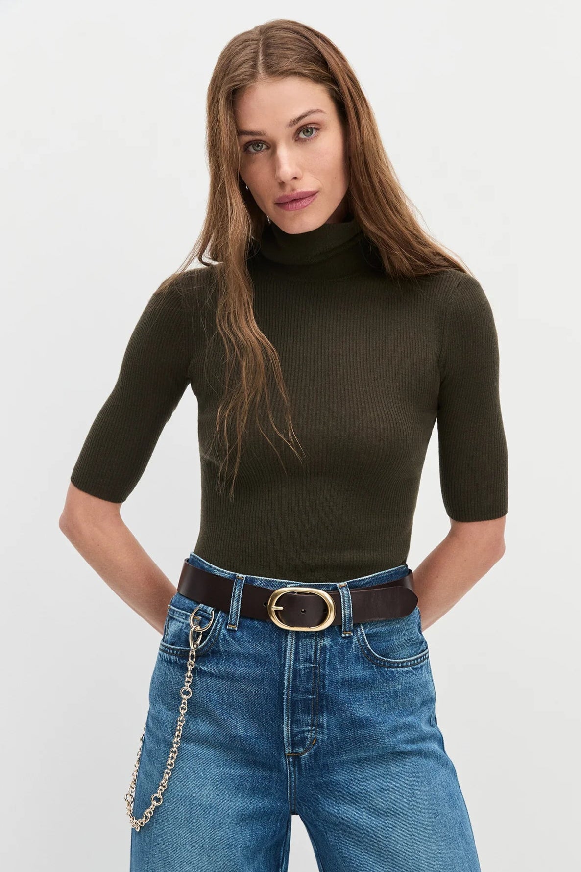 The Amelia Top- Smoketree