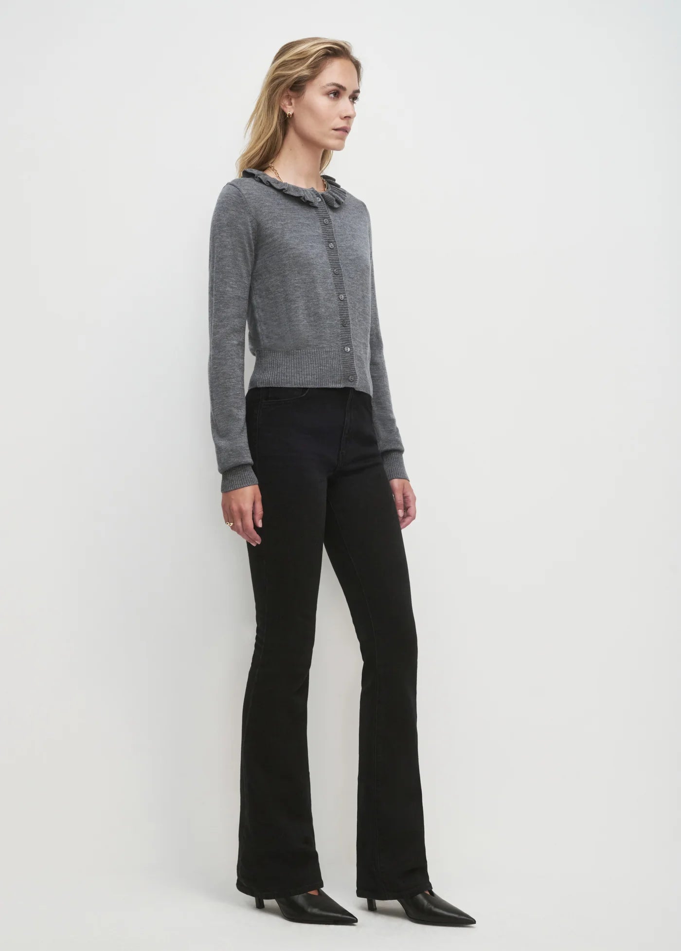 The Meet The Parents Cardigan- Heather Grey