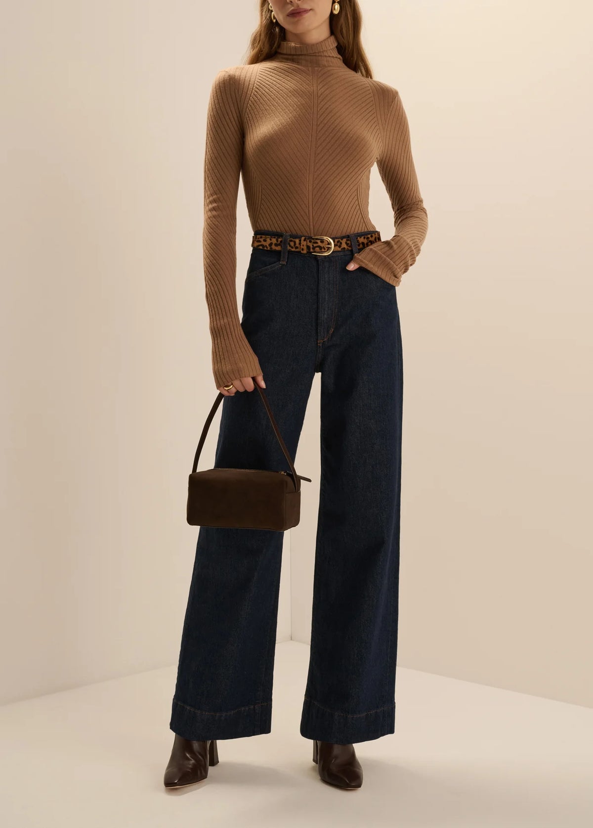 The Leopard Favorite Belt- Leopard/Polished Gold