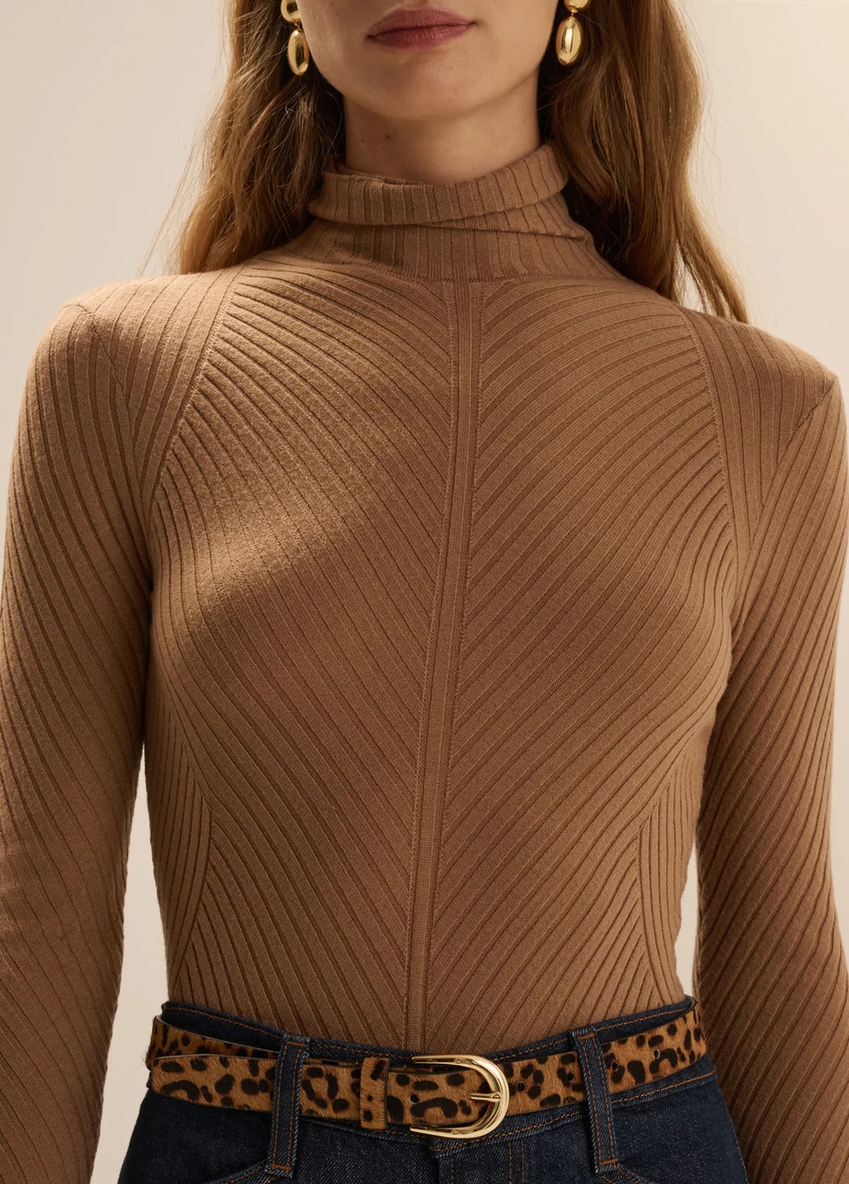 The Be Your Girl Top in Camel