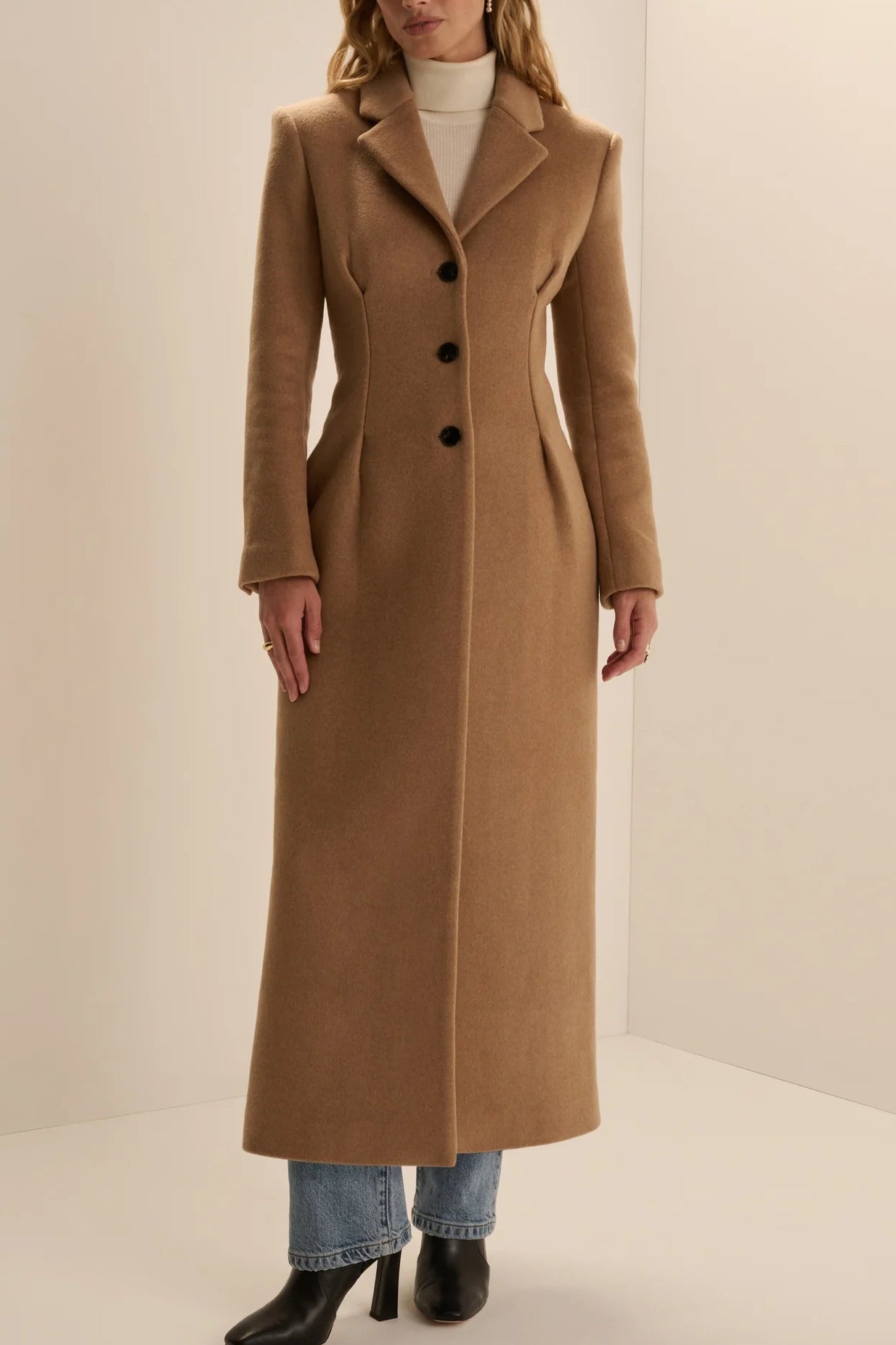 The Petite Metropolitan Coat in Camel