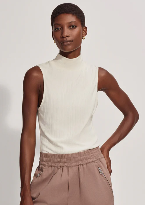 Caley Fitted Rib Tank- Birch ***FINAL SALE***