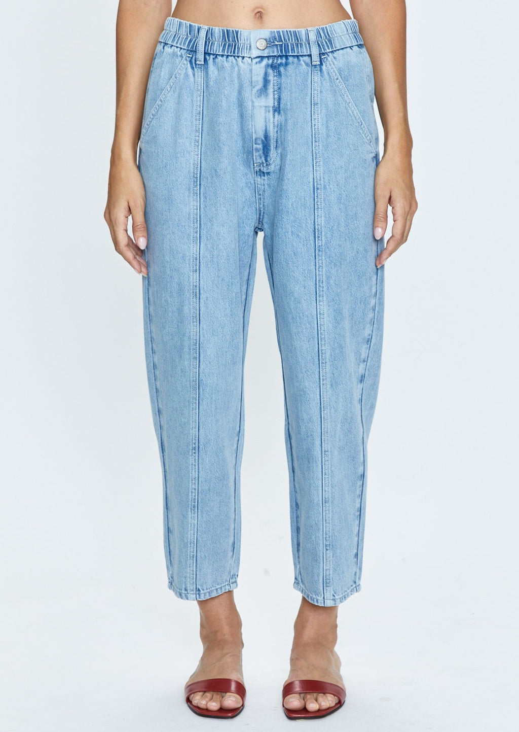 Court Denim Pant- Jardin