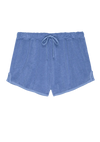 Fern Terry Cloth Short- Wedgewood