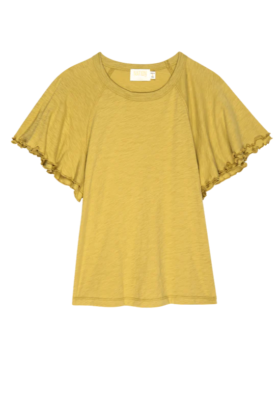 Macy Raglan Top- Antique Gold