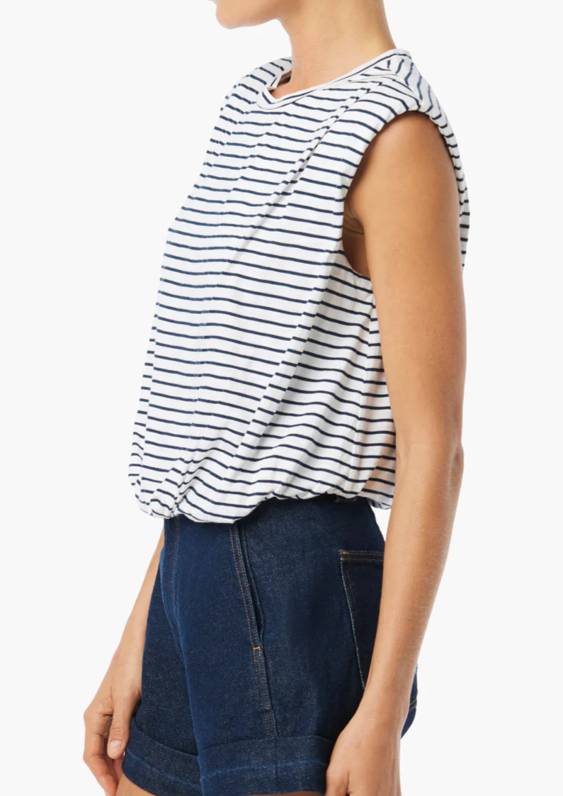 The Arden Sleeveless Tee- Breton Stripe **FINAL SALE**