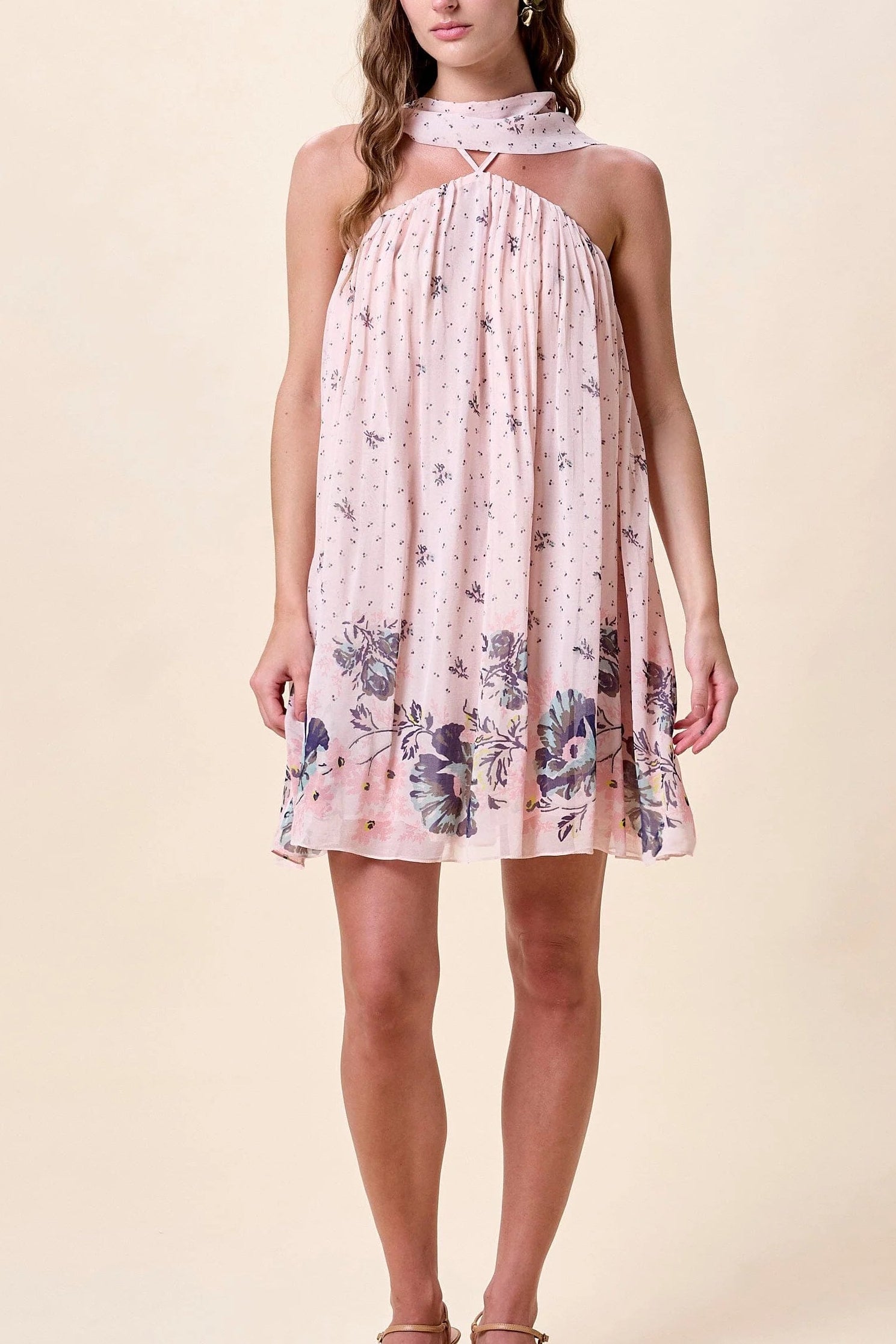 Jillian Mini Dress- Liora Print