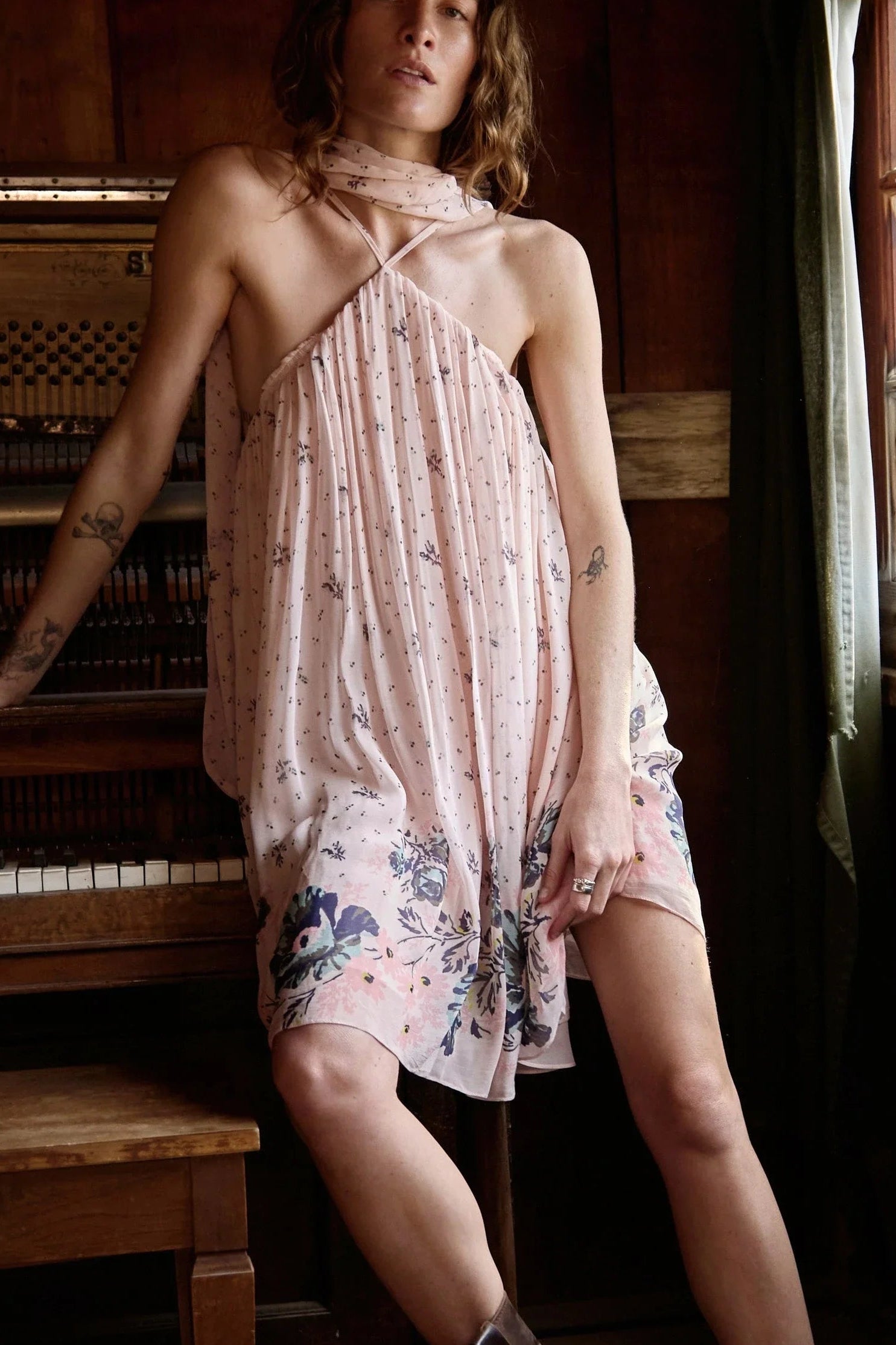 Jillian Mini Dress- Liora Print