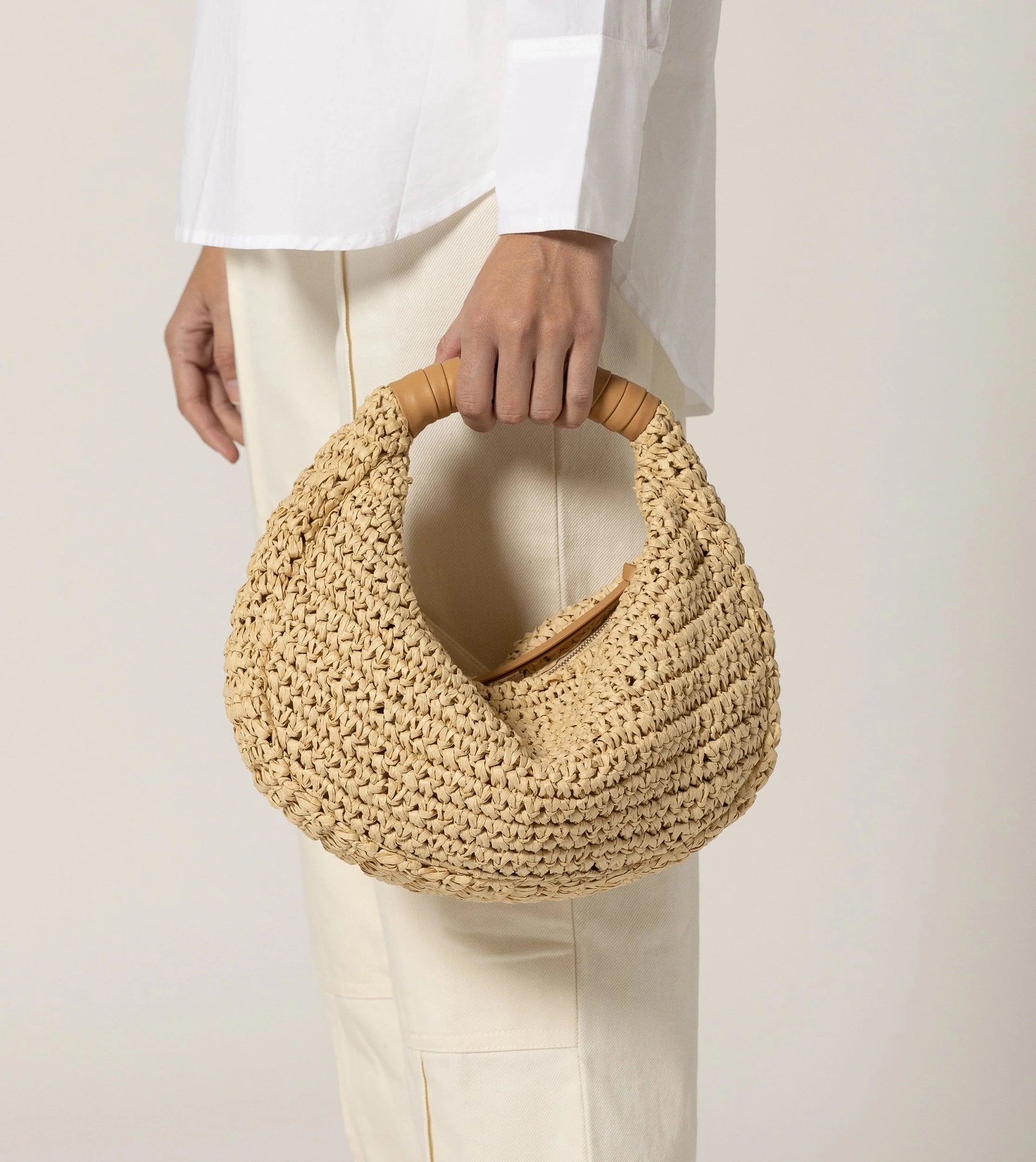 Julia Raffia Hobo