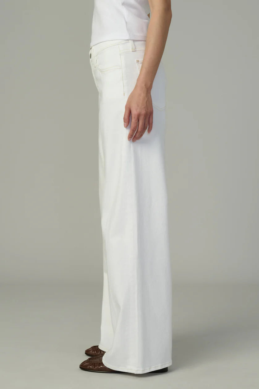 The Lou Lou Low Rise Wide Leg- White